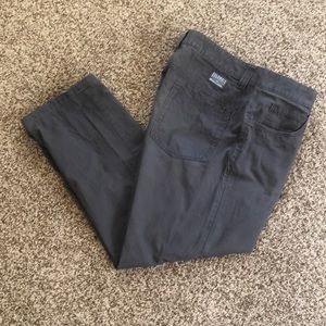 Columbia Men’s 34x32 Straight Leg, Relaxed Fit Chino Pants, Grey